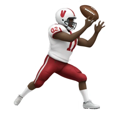 throwing a football sticker