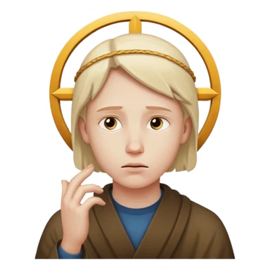 Eso no es necesario, podría crear distancia entre las personas y Dios sticker