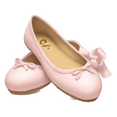 light pink ballerina flats sticker