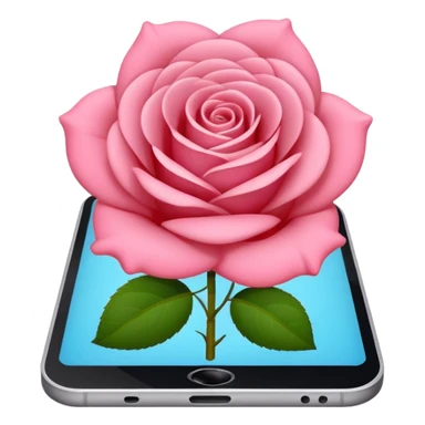 online booking icon (rose color) sticker