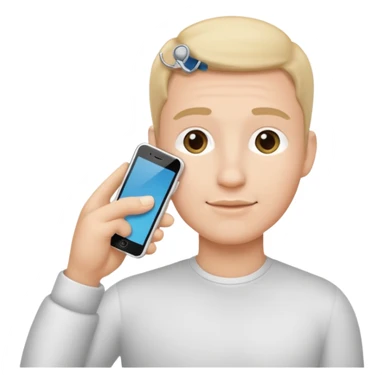 horizontal iphone under the chin sticker