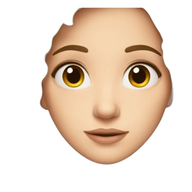 Erin brown hair sticker