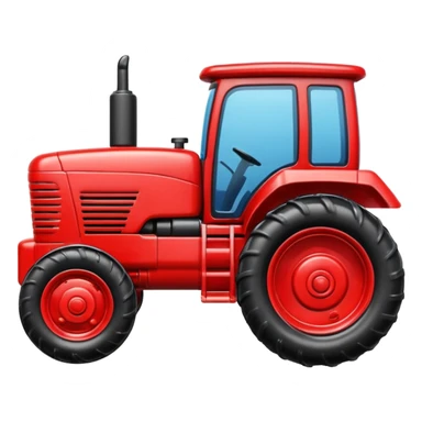 plastic toy  tractor sticker