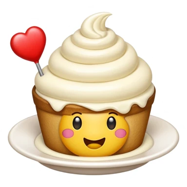 Emoji pervertita con panna in bocca sticker