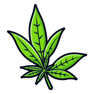 Weed  sticker