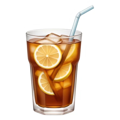 ice tea with hair sticker