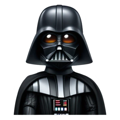 darth vader raises his hand sticker