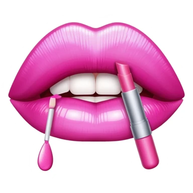 maquillaje glos sticker