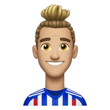 Griezmann porte Ronaldo sticker