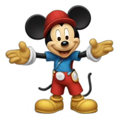 mickey mouse cominista hoz y martillo sticker