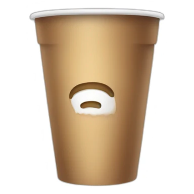 Cup lean sticker