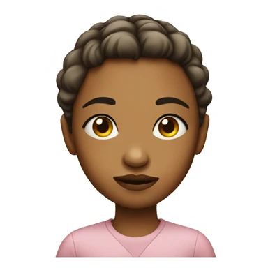 Girl giving side eye sticker