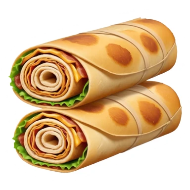 chicken and bacon wrap rolls sticker