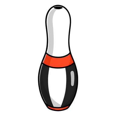 bowling pin sticker