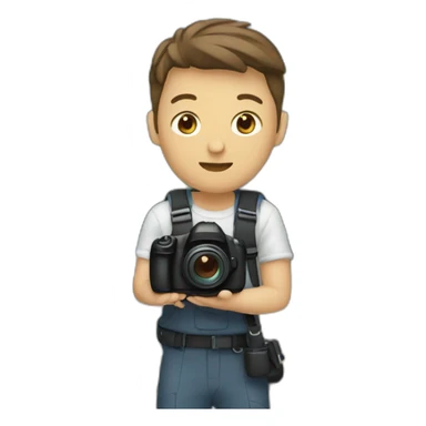 Personne qui photographie un train sticker