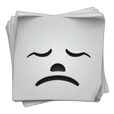 sad face showing no money with empty pockets sticker