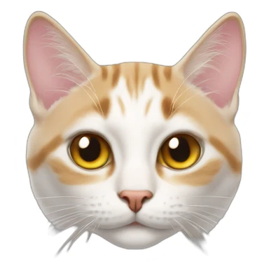 Cat with vijay head sticker