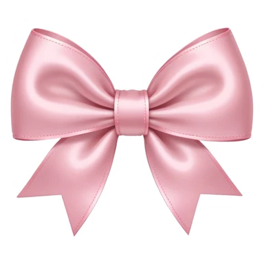 Aesthetic bow light pink  sticker