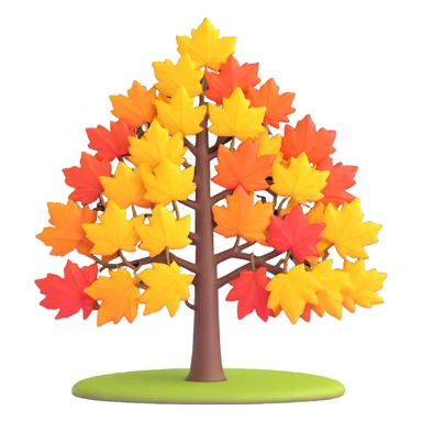 maple tree sticker