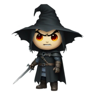 Chucky as nazgul sticker