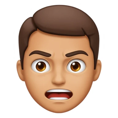 Feliz y enojado sticker