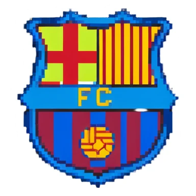 Barcelona FC shield sticker