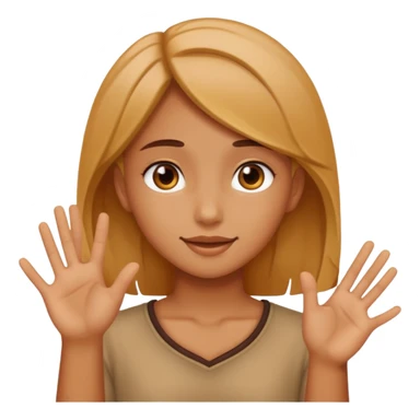 Girl saying okay  sticker