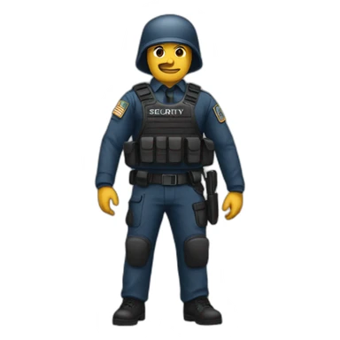 Private security sticker