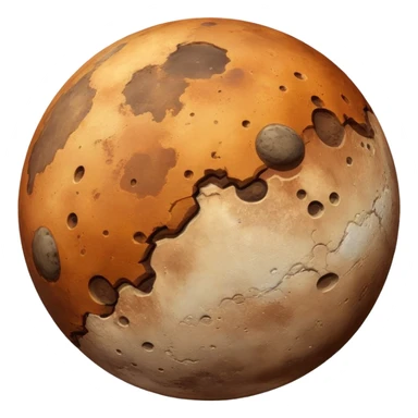 Planet Mercury brown sticker