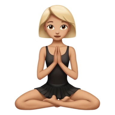 Hands on knees dance sticker