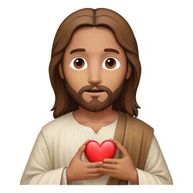 Jesus avec un cœur  sticker