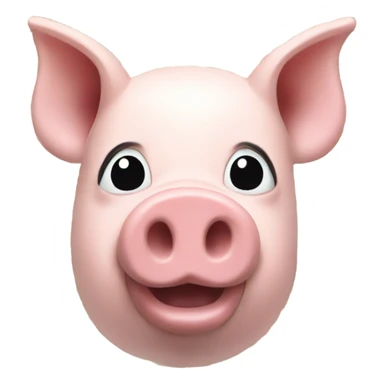 Pig with money coming out of ears sticker