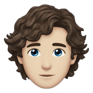 Chalamet Dune blue eyes sticker