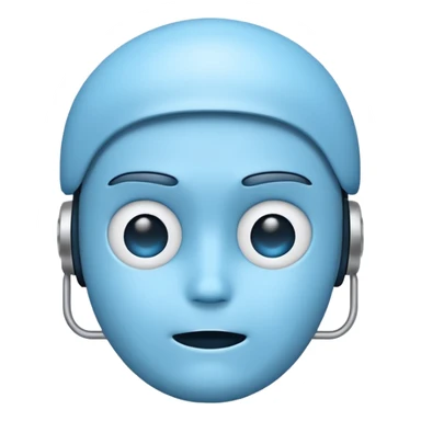 reboot mind emoji, simple, expressive face, digital style, no text sticker