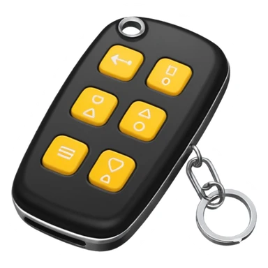 car remote key sticker
