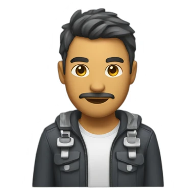 persona que trabaja como mecanico sticker