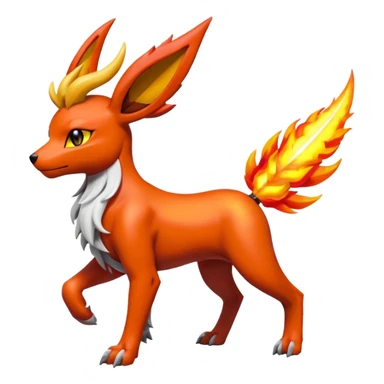 Houndoom-Leafeom-Flareon-Genesect-Pokémon-Solgaleo-Fakémon-hybrid-creature sticker
