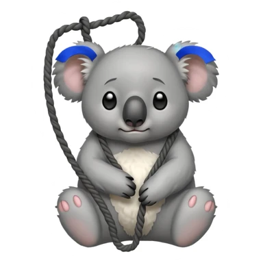 Koala with a noose sticker