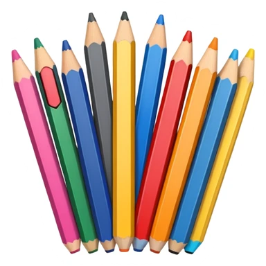 pencils colorful sticker