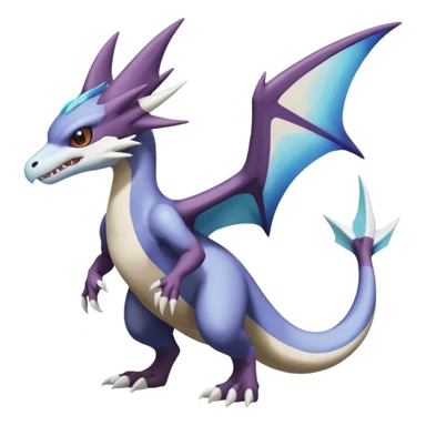 Shiny Noivern-Latios-Marowak-Lugia-Fakémon-hybrid-creature (full body)  sticker