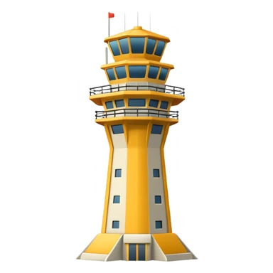 air traffic control tower sticker