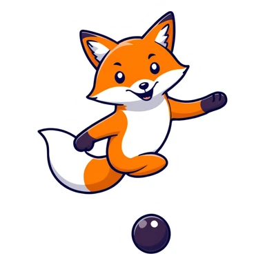 Fox bowling  sticker