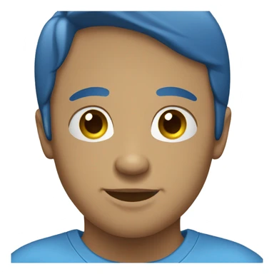 blue long sleeved tshirt without person sticker