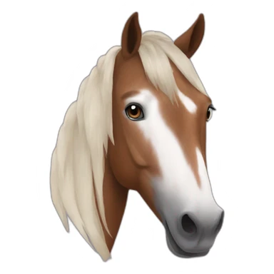 tom hanks as a horse sticker