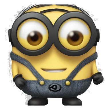 Kevin minion, carbon fibre skin sticker