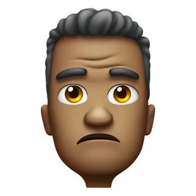 angry emoji with arms crossed sticker