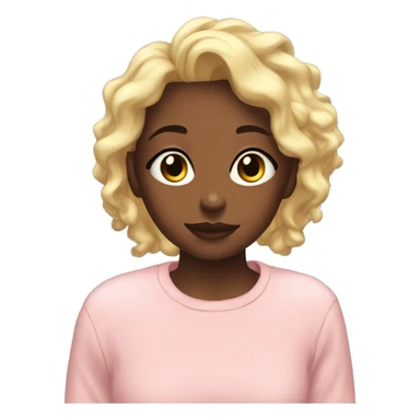 Aesthetic girl morning sticker