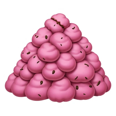 Caca 💩 rose sticker