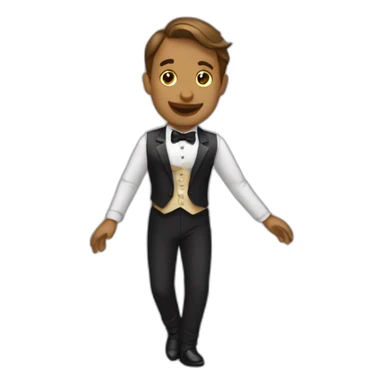 curtsey ballroom sticker