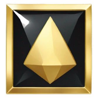 gold and Black diamond youtube playbutton -- COLOR PALETTE ICON sticker